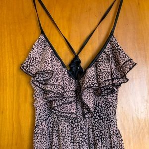 Open back spaghetti dress